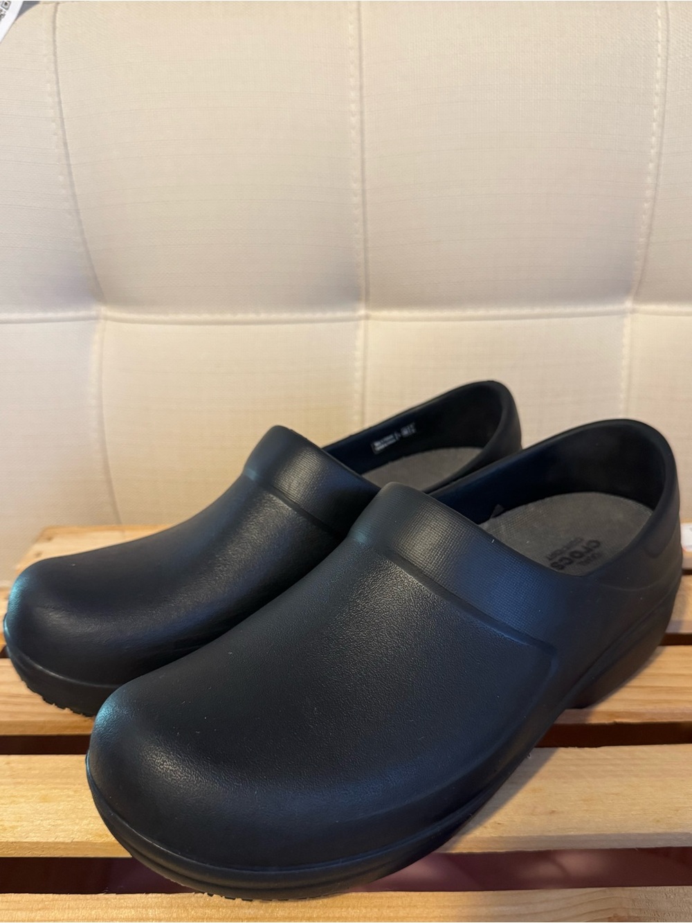 CROCS Black Professional Slip-On Clogs